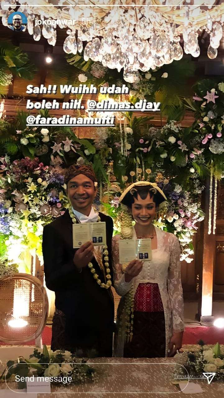 Dimas Djay & Faradina Mufti
