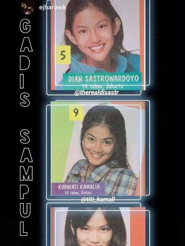 Potret remaja seleb