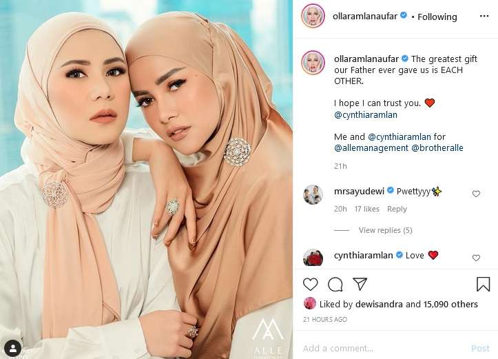 Cynthia Ramlan dan Olla Ramlan