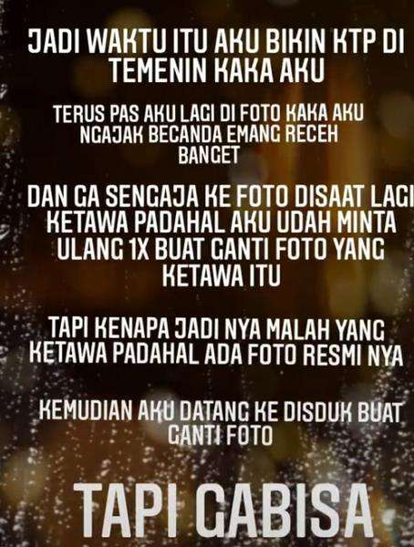 Kronologi foto KTP bisa terlihat ngakak.