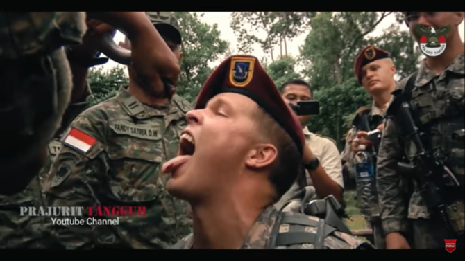 Latihan perang TNI AD dan US Army