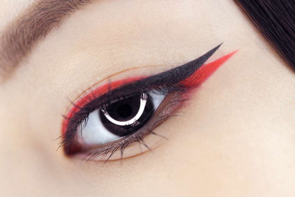 Memakai Eyeliner Berwarna