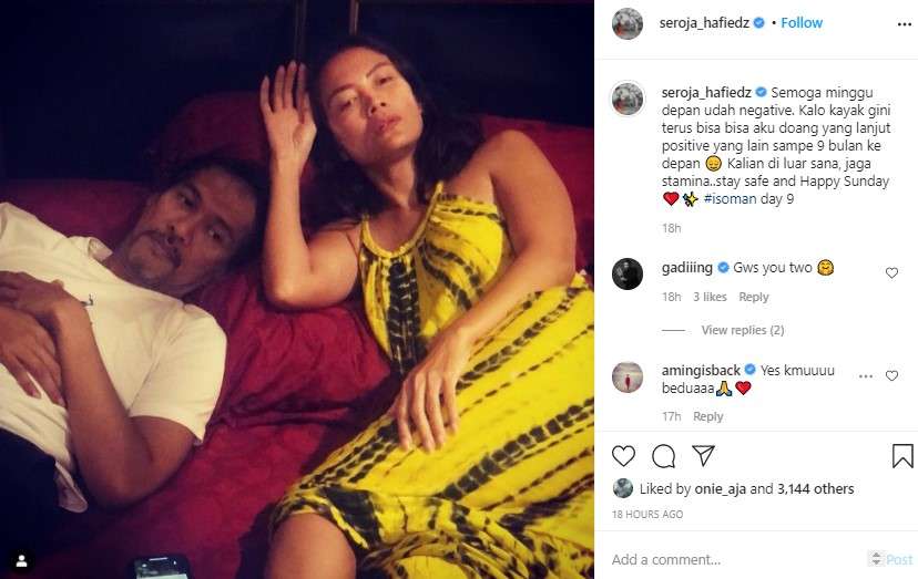 Ridho Slank dan istri positif corona Ridho Slank dan istri positif corona