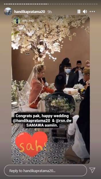 Handika menikah