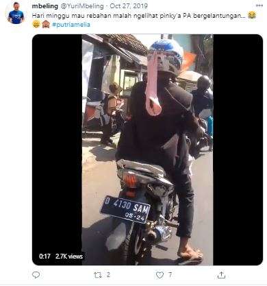 Celana dalam nyangkut