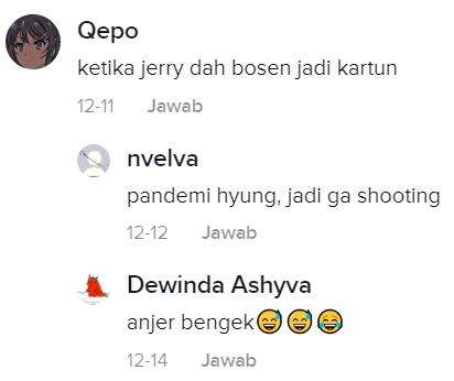 Jerry lagi bosen main film kartun?