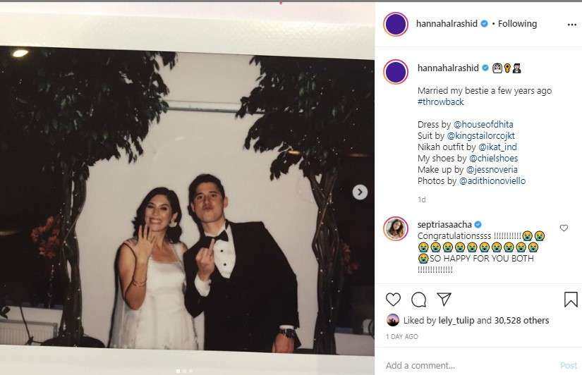 Hana Al Rasyid dan Nino Fernandez menikah Hana Al Rasyid dan Nino Fernandez menikah