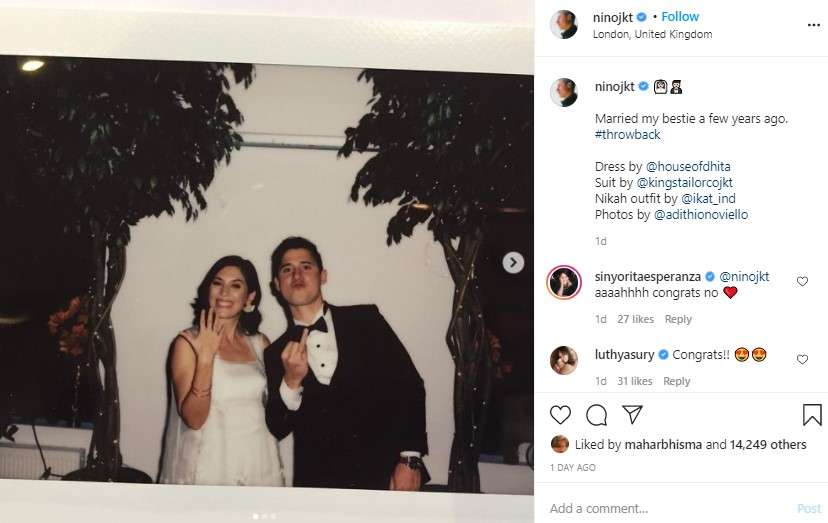 Hana Al Rasyid dan Nino Fernandez menikah Hana Al Rasyid dan Nino Fernandez menikah