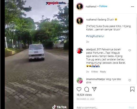 Kijang Kotak Wagub Jabar, Uu Ruzhanul Ulum.