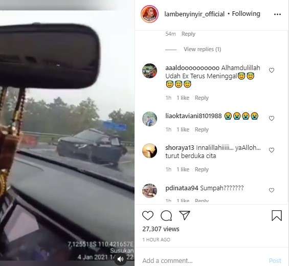 Mobil Chacha Sherly Eks Trio Macan