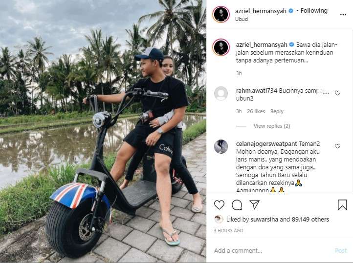 Azriel Hermansyah dan Pacar Azriel Hermansyah dan Pacar