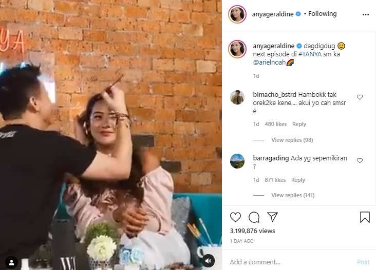 Anya Geraldine dan Ariel Noah