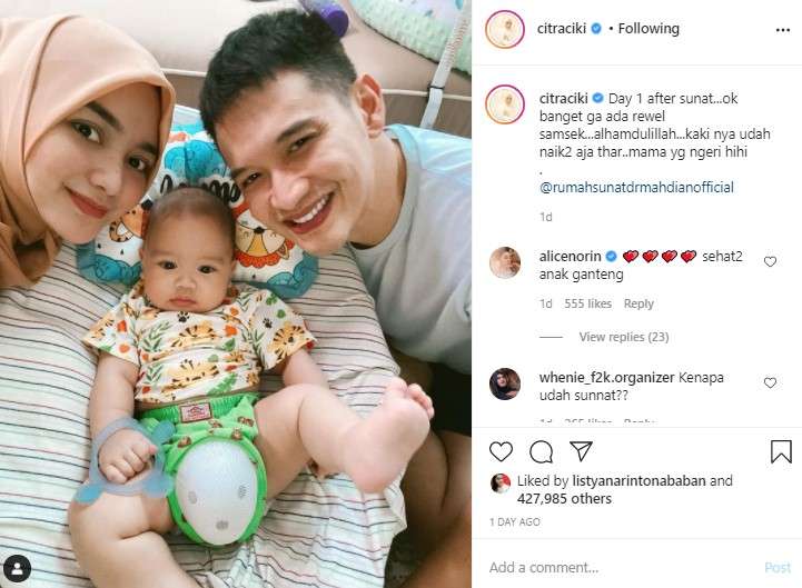 Citra Kirana dan Rezky Aditya