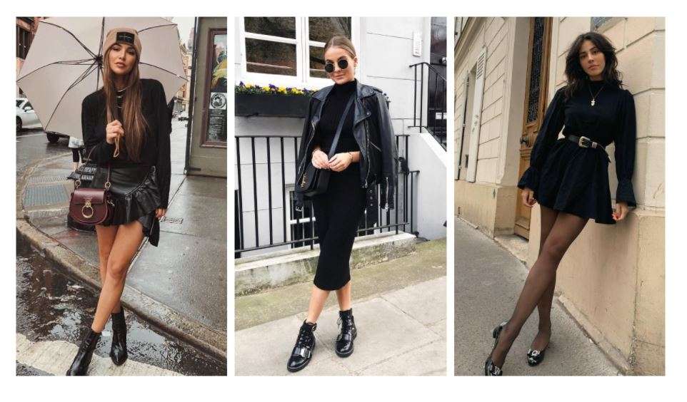 women wear black outfit/Fustany