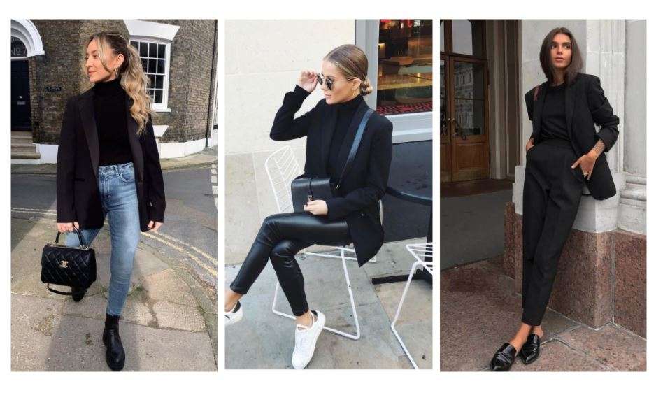 women wear black outfit/Fustany