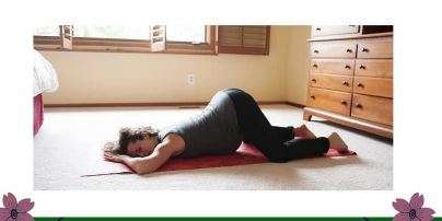 Knee chest position