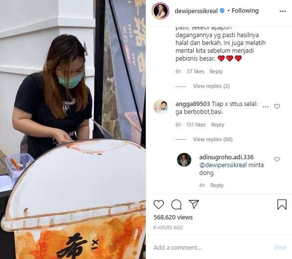 Video Lebby Wilayati keponakan Dewi Perssik jualan es
