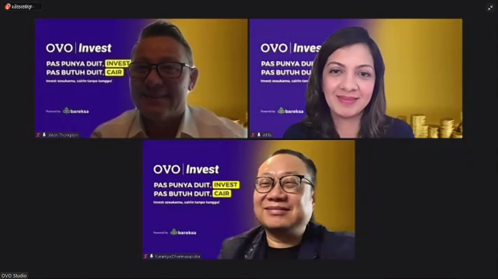 Konferensi pers OVO Invest