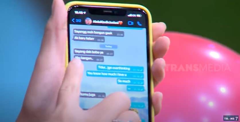 ini isi chat Tissa dan Dul Jaelani