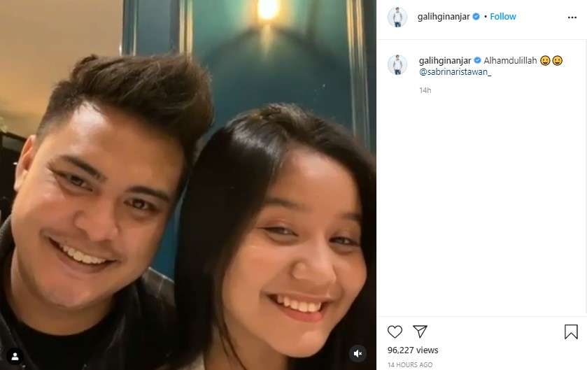 Galih Ginanjar dan wanita cantik