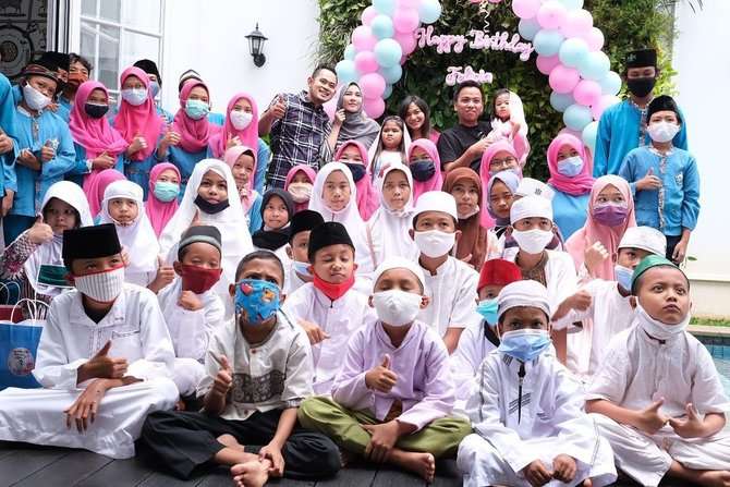 Ulang tahun anak Shandy & Gilang