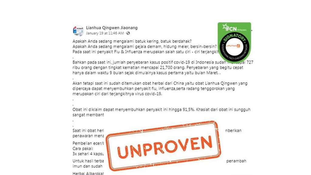 Unggahan Facebook