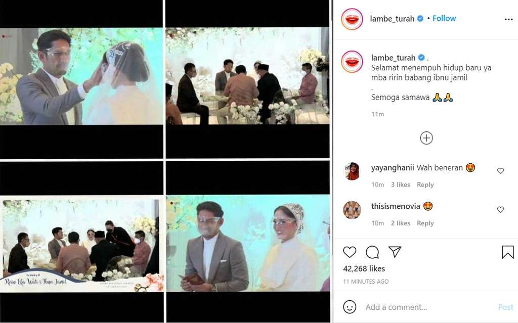 Unggahan Instagram