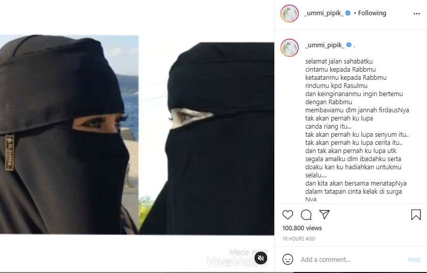 Kesedihan Umi Pipik kehilangan Soraya Abdullah