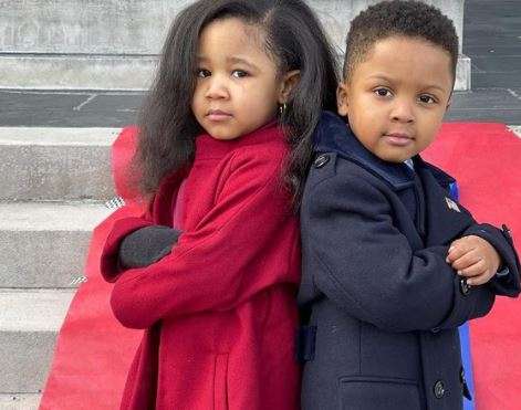 Cosplay bocah jadi Barack dan Michelle