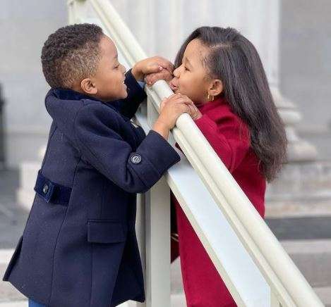 Cosplay bocah jadi Barack dan Michelle