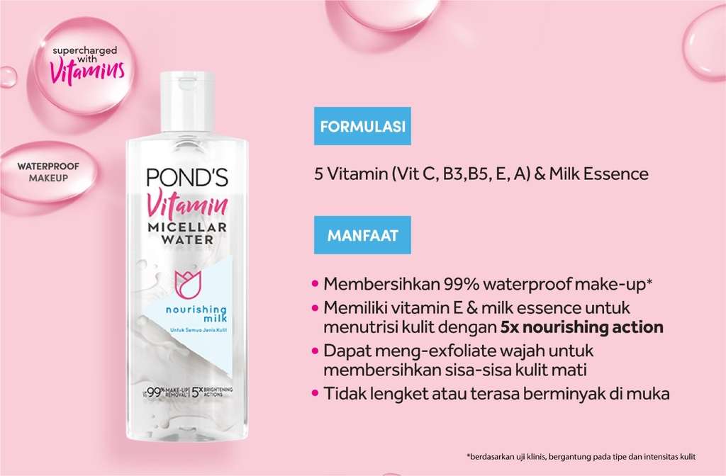 Double Cleansing dengan Micellar Water yang Mengandung Vitamin