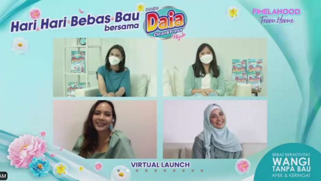 Konferensi pers DAIA Clean & Fresh Hijab