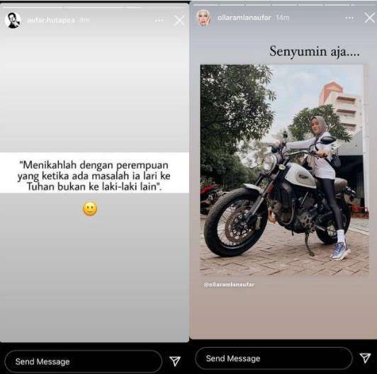 Olla Ramlan dan Aufar Hutapea