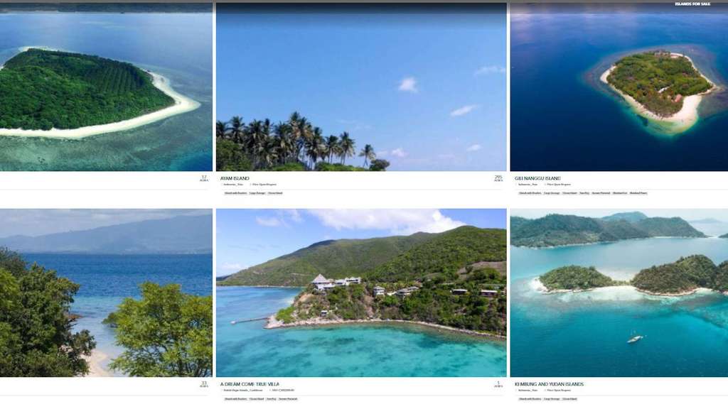 Penjualan pulau