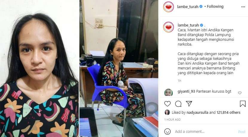 Caca mantan istri Andika Kangen Band