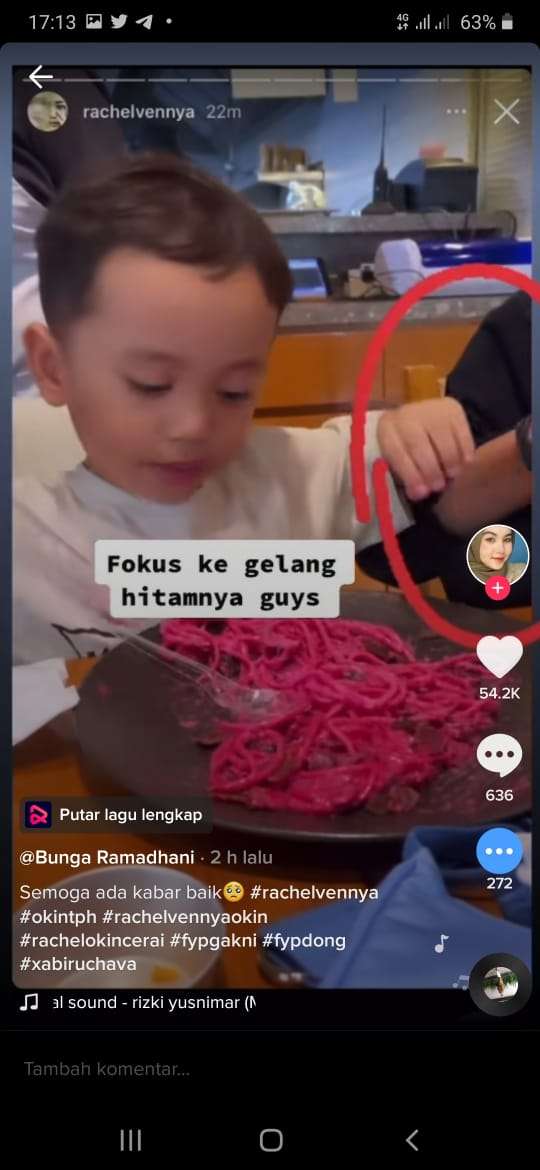 Viral unggahan Rachel Vennya