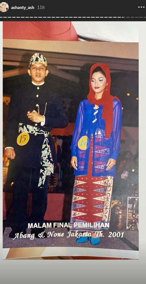 Potret masa lalu Ashanty