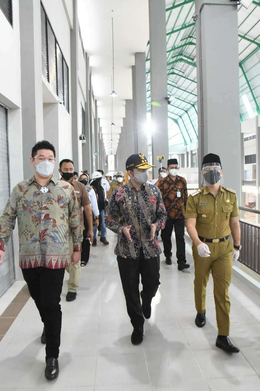 Peresmian desain baru Pasar Pon Trenggalek