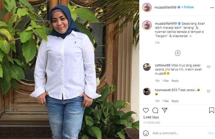 Penampilan baru Muzdalifah. Penampilan baru Muzdalifah.