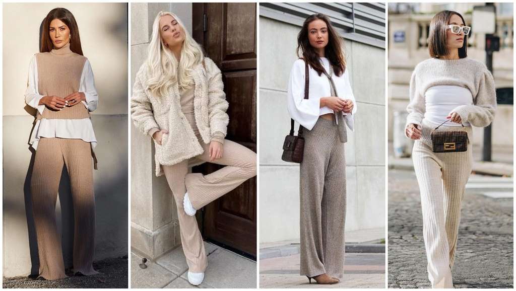 How to Wear and Style Knit Pants