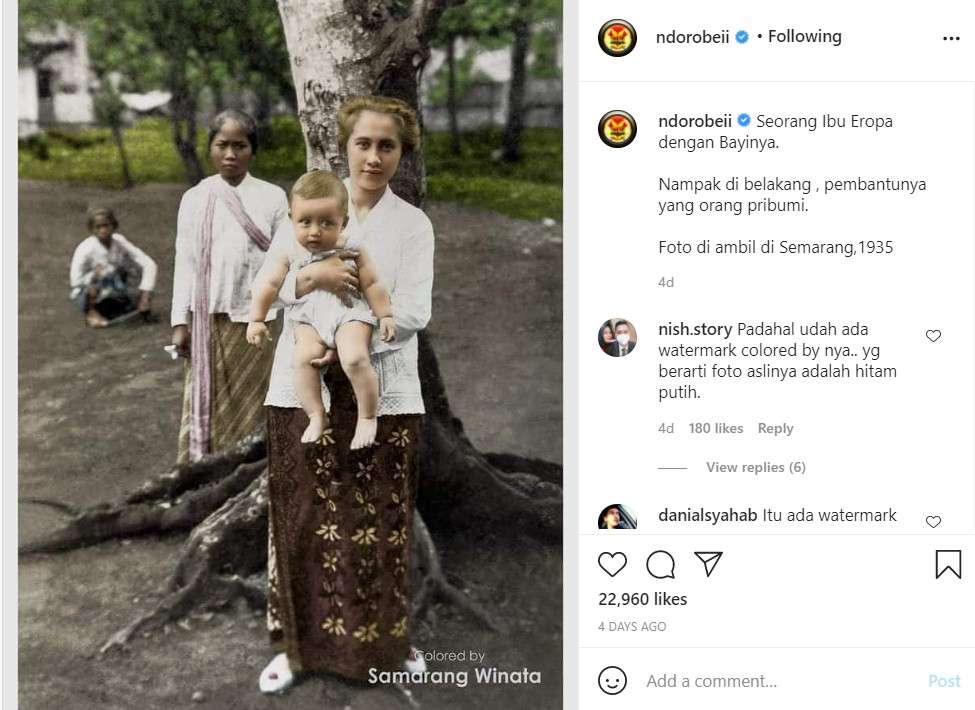 Foto ibu bule
