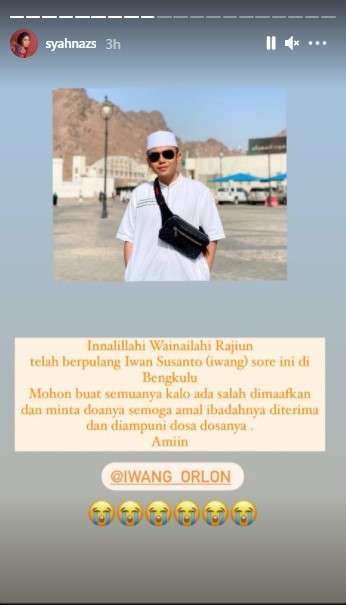 Unggahan Syahnaz Sadiqah