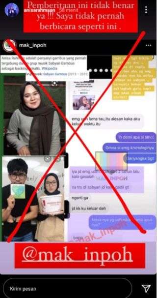 Klarfikasi Anisa eks Sabyan Gambus