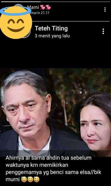 Akhirnya Al dan Andin menua sebelum waktunya...