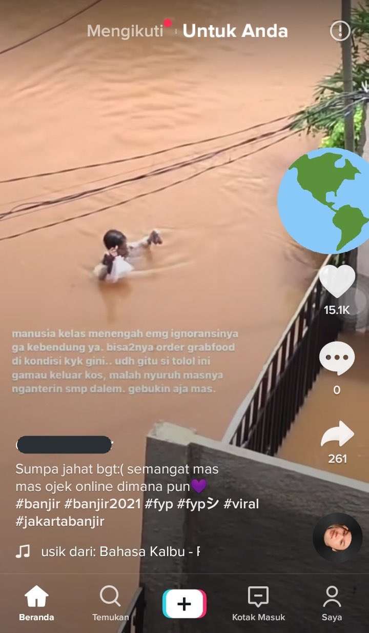 Unggahan TikTok