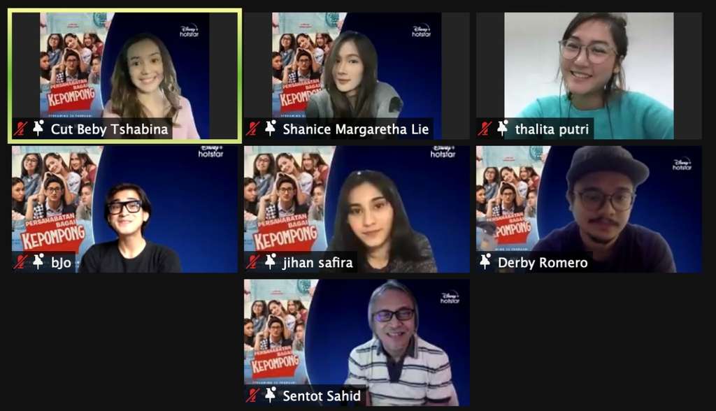 Virtual meeting 'Persahabatan bagai Kepompong'