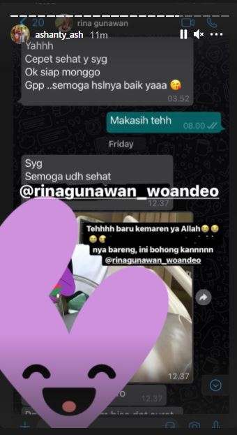 Ashanty dan Rina Gunawan