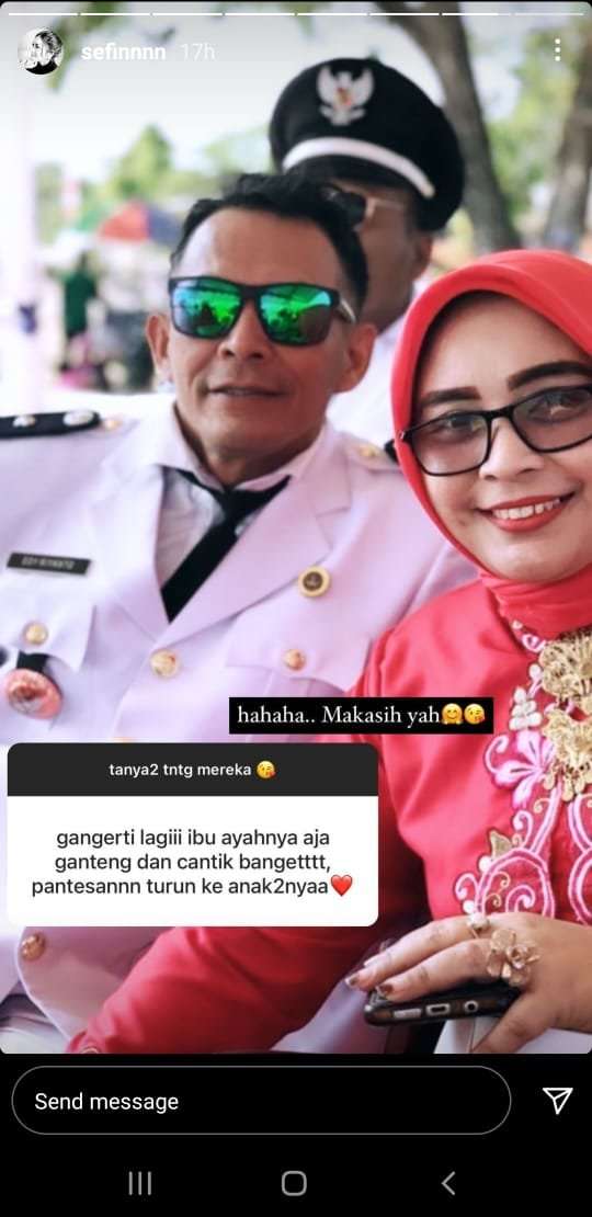 Orang tua Briptu Sefin