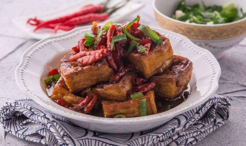 Tahu kecap pedas