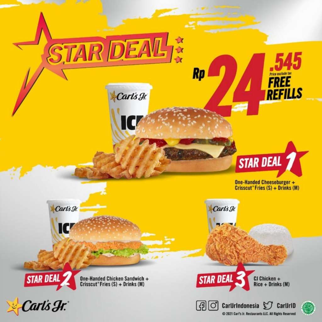 Paket Hemat Star Deal Carl's Jr